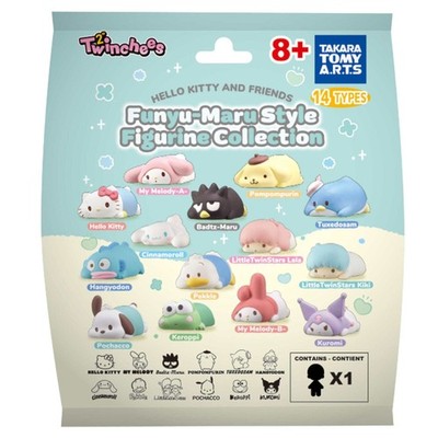Hello Kitty Twinchees Funyu-Maru 5cm Figure by Tomy – Mystery Pack (1 Selected a