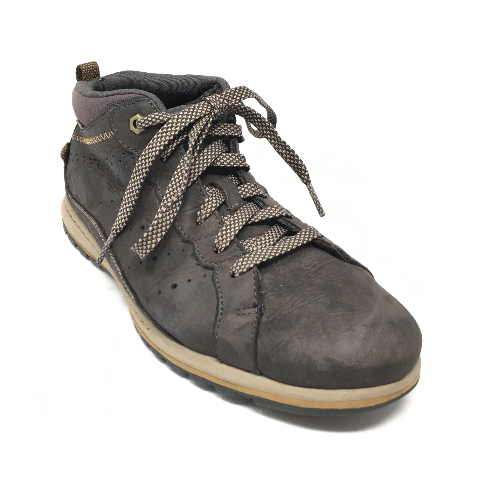 Men's Columbia Three Passes Chukka Boots Hiking Shoes Size 8.5 Brown Leather  | eBay