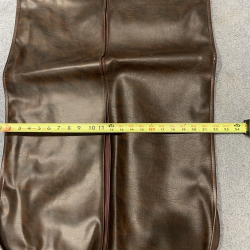 Vintage Fabriko Indianapolis Life Garment Suit Bag/Carrier-Brown Leather
