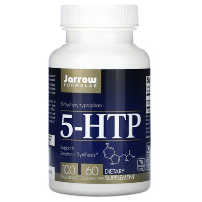 5-HTP, 100 мг, 60 растительных капсул