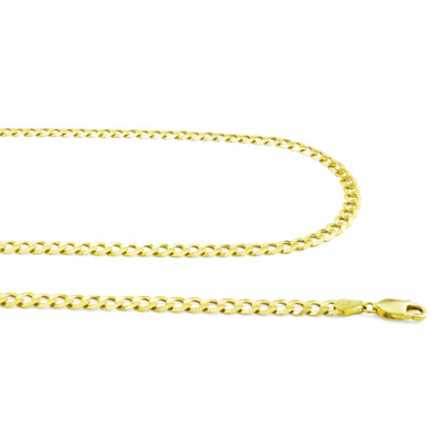 Pre-owned Nuragold 14k Yellow Gold 5mm Women Solid Curb Cuban Chain Link Italian Necklace 16"