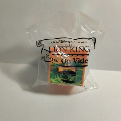Disney's Burger King Kids Meal Toy Lion King SIMBA Finger Puppet-NEW