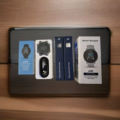 Men's Shot Scope G5 GPS Watch - Light - Open Box