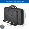 CAIOVSE DJ Controller Case Compatible with Pioneer DJ Controller DDJ-1000,DDJ-1000SR,DDJ-FLX10 DJ Bag Protable Hard Storage Case