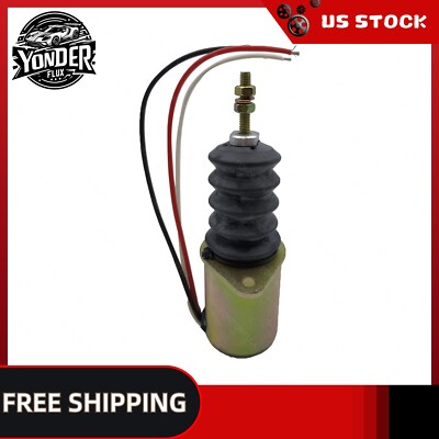 Fuel Shut Off Solenoid AM124379 AM124377 for John Deere 415 425 455 F915 F925