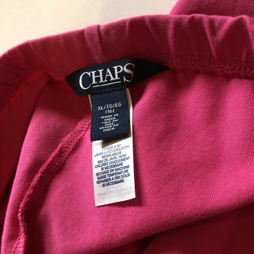 Chaps Girls Size XL Hot Pink Leggings