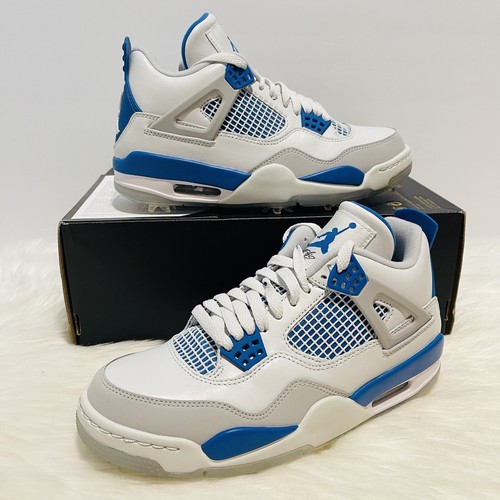 Pre-owned Jordan Men's Size 7 -  4 Golf Military Blue 2021 (cu9981-101). In Gray