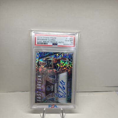 PSA 10 Brandon Clarke Fast Break Auto | Grizzlies 