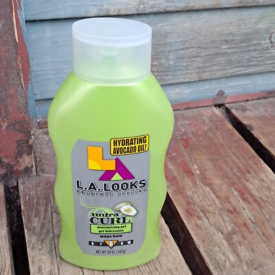 LA Looks Absolute Styling Gel Nutra Curl 8 Mega Hold Hydrating Avocado 20 oz 80%