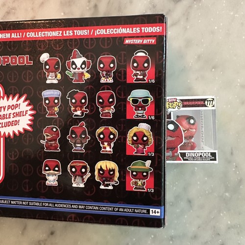 Funko Bitty Pop Deadpool- 777 Deadpool Dinopool | eBay