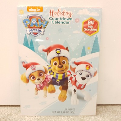 paw patrol advent calendar with 24 collectible plastic figures