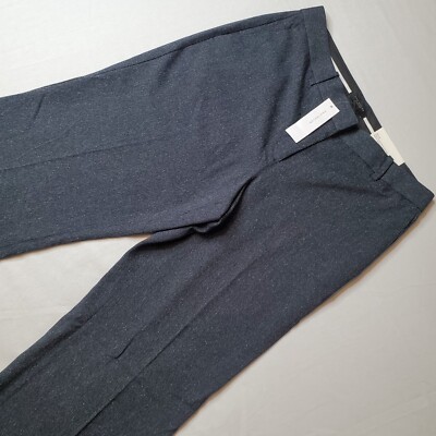 Ann Taylor Women's Size 10 NWT Madison Trouser Speckled Twill Curvy Fit Gray