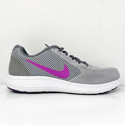 

Nike Womens Revolution 3 819303-009 Серые кроссовки для бега, размер 9, Серый, Revolution 3
