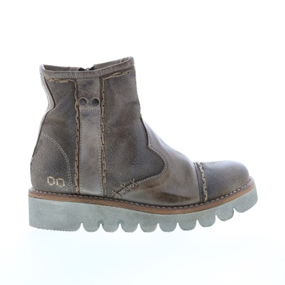 

Женские серые кожаные повседневные классические ботинки Bed Stu Lea F301102 на молнии 9,5, Серый, Bed Stu Lea