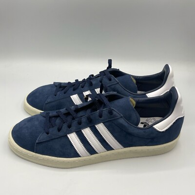 Adidas Campus 80S OG originals Collegiate Navy White suede Men s Sz 10