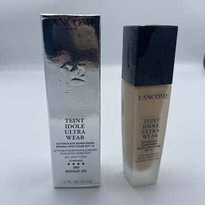 Lancome Teint Idole Ultra 24 H Makeup Foundation 380 Bisque (W) SPF 15, 09/23