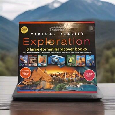 Encyclopedia Britannica Virtual Reality Exploration 6 Interactive Books Set