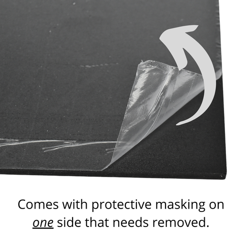 BuyPlastic White Expanded PVC Plastic Sheet  12mm (1/2") x 18" x 24"