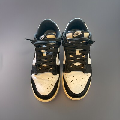 MENS NIKE PANDA DUNK LOW RETRO_WHITE/BLACK-WHITE DD1391-100-SIZE 8.5 PANDA 