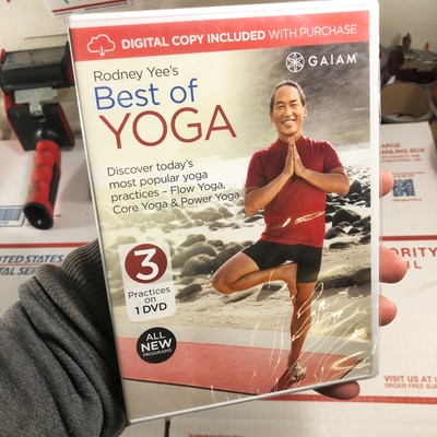 Rodney Yee's Best of Yoga DVD ~ 3 Workouts Fitness Exercise Training GAIAM ~ NEW