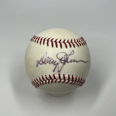 Orioles Nationals Davey Johnson Signed Official Major League Baseball