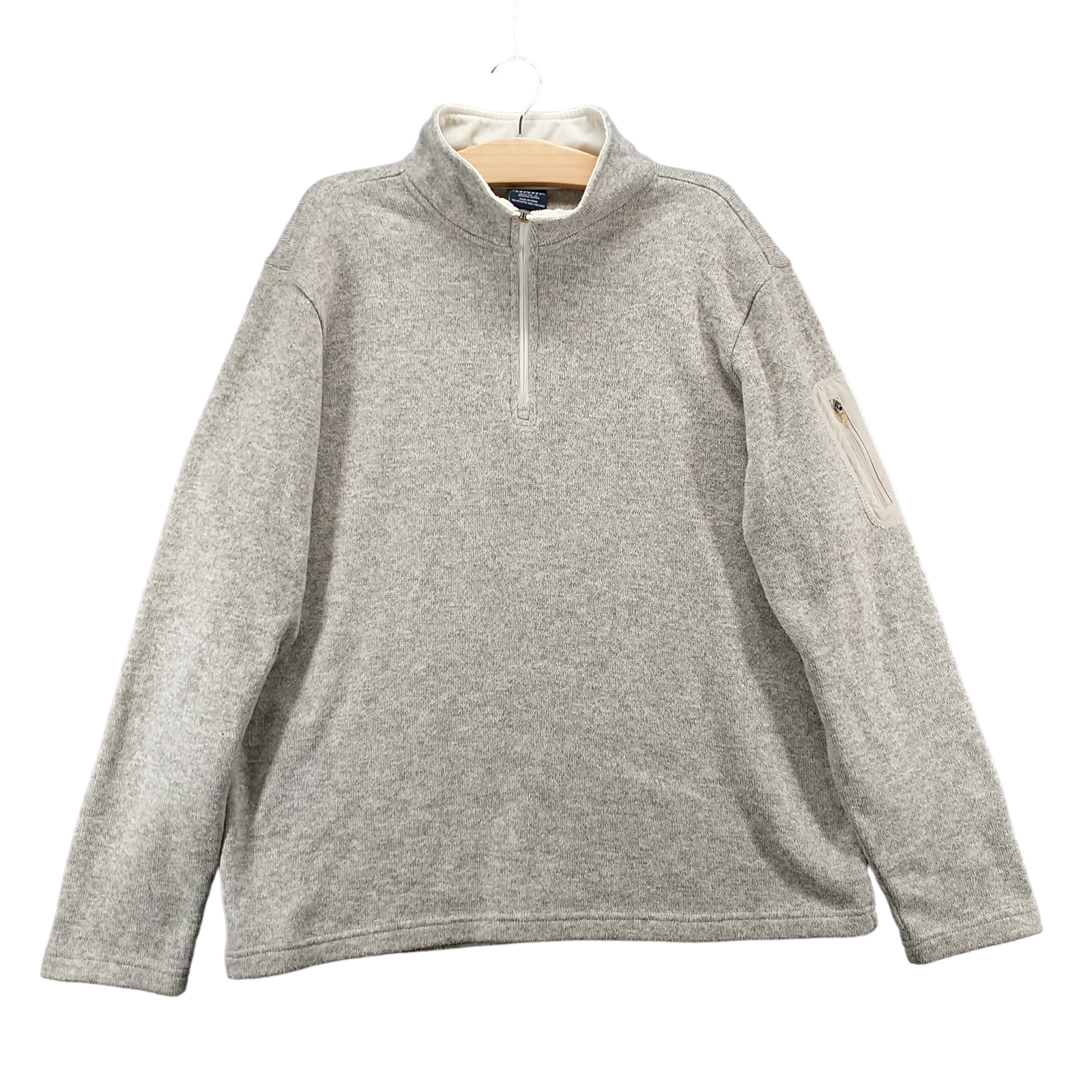 Charles River Apparel Acura Men's 1/4 Zip Sweatshirt Tan