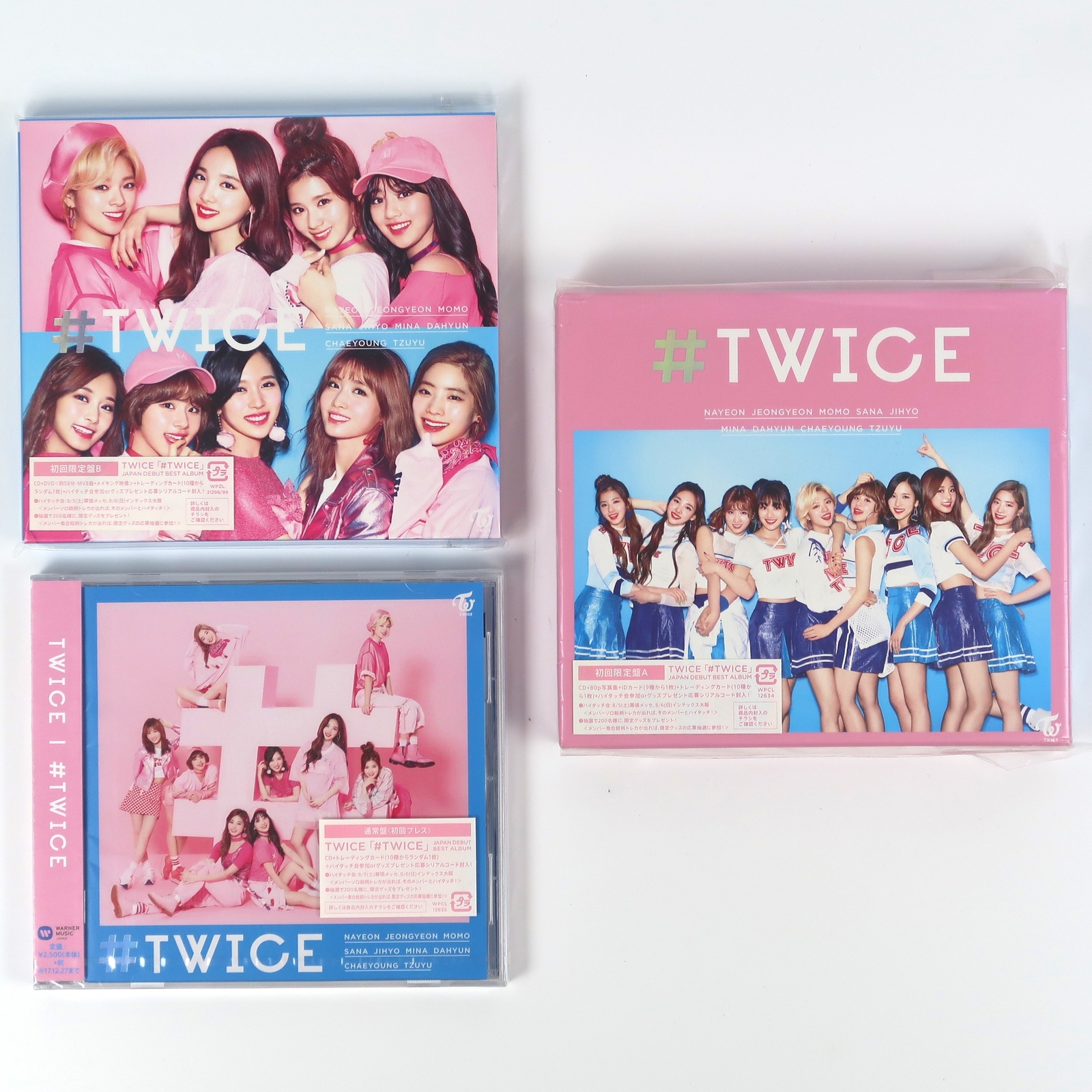 Twice - Japan Debut Best Album #Twice A + B + Regular Set CD