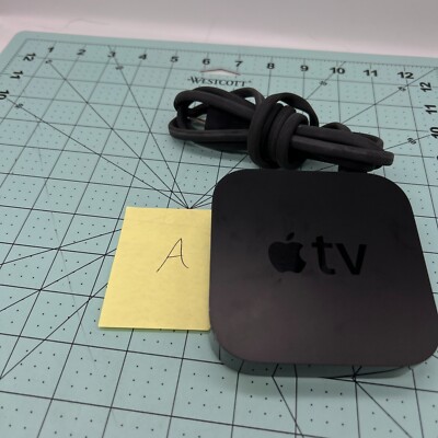Apple TV A1469 HD Digital Media Streamer - Black (3rd Generation) NO REMOTE B