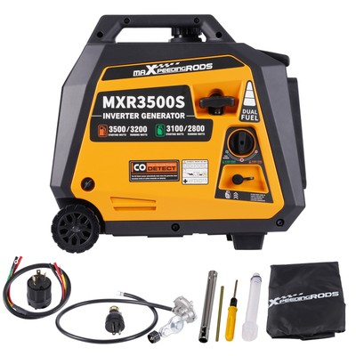 Inverter 3500 / 3200w Propane / Gas Generator Dual Fuel Elec