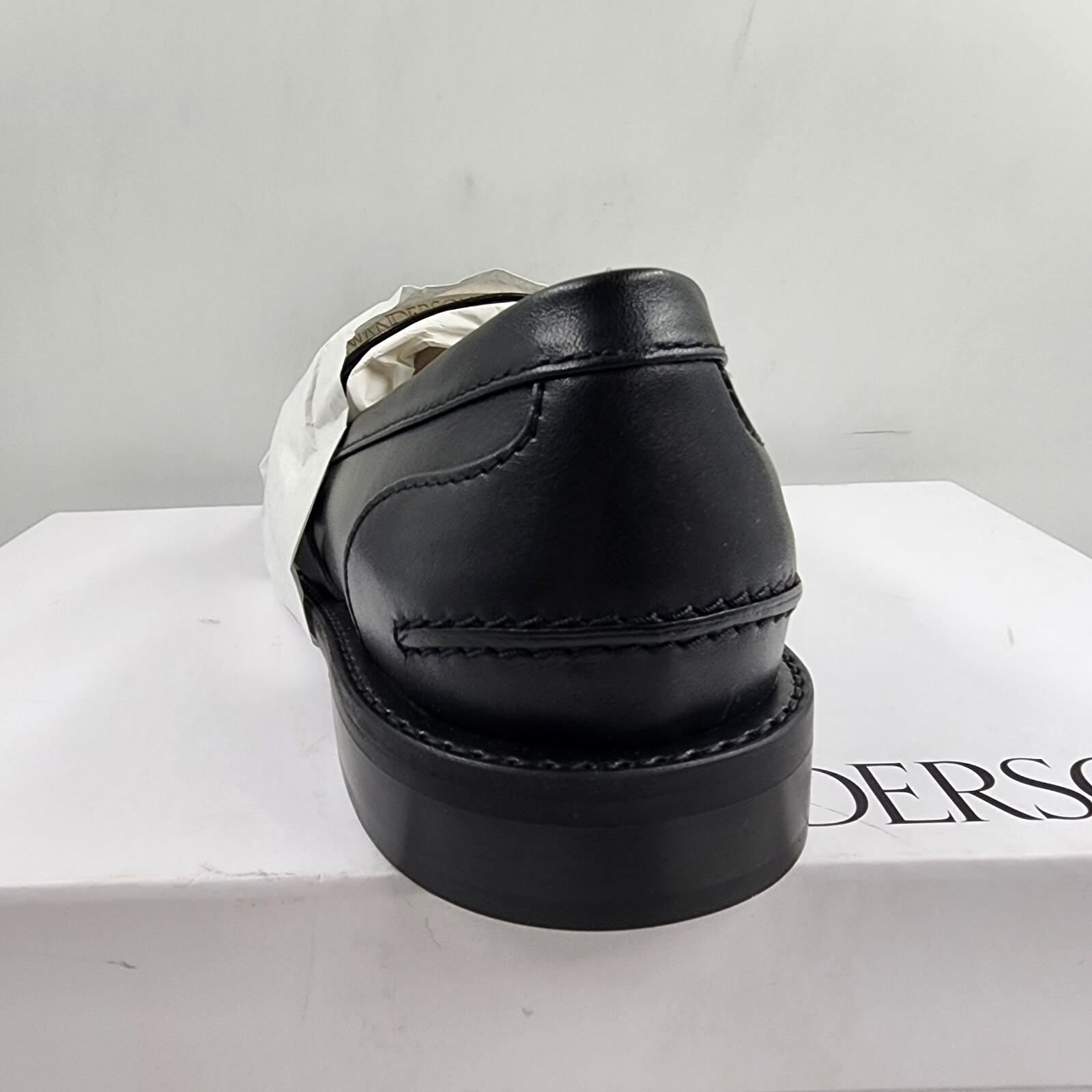 【関税込み】JW Anderson ブラック Gourmet ローファー 関税込み】JW Anderson ブラック タッセルローファー (J W