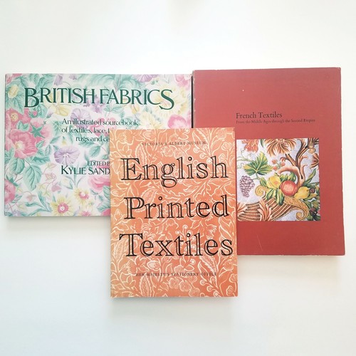 洋書 BRITISH TEXTILE Vintage British Fabric and Textile Reference Book Lot