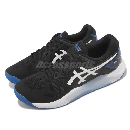 

Мужские теннисные кроссовки Asics GEL-Challenger 13 Black Electric Blue White 1041A222-002, Черный, Gel-challenger 13