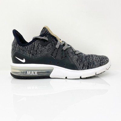 

Nike Womens Air Max Sequent 3 908993-011 Черные баскетбольные кроссовки, размер 6, Черный, Air Max Sequent 3