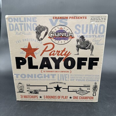 NEW!! Hasbro Cranium Party Playoff Game - Tournament Game of Comparisons