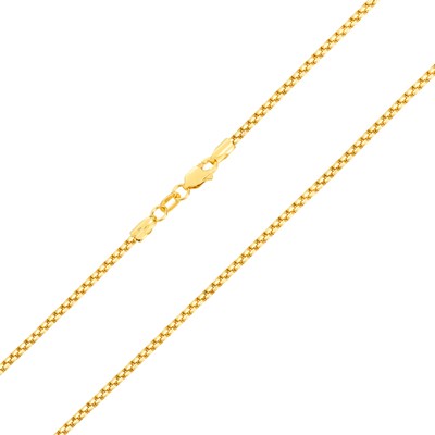 NURAGOLD 10K YELLOW GOLD MENS 2MM VENETIAN ROUNDED BOX LINK CHAIN PENDANT NECKLACE 30"