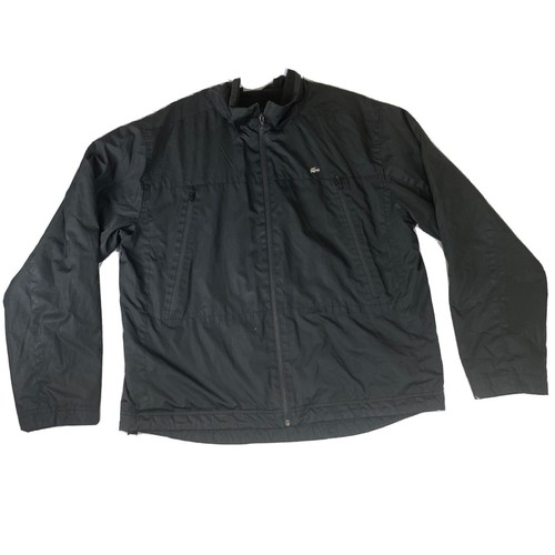 【超美品】LACOSTE ブラック ナイロンジャケット US XL $_12.JPG?set_id=880000500F