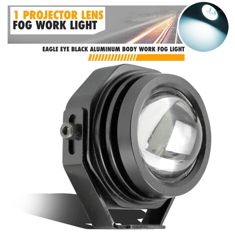 Fog Light Round LED Projector Lens Light Mining Boat Farming and Heavy Equipment