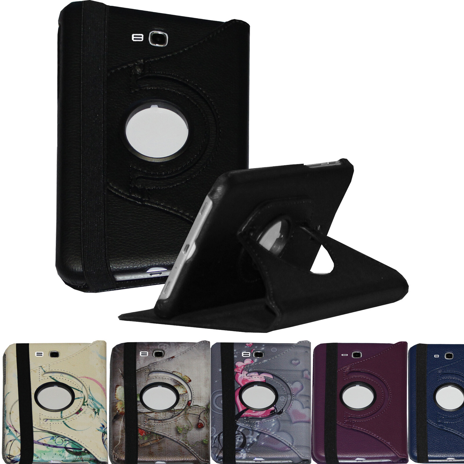 JYtrend Rotating Case Cover Stand for Galaxy Tab A 7.0 (2016) SM-T280 T285 T288
