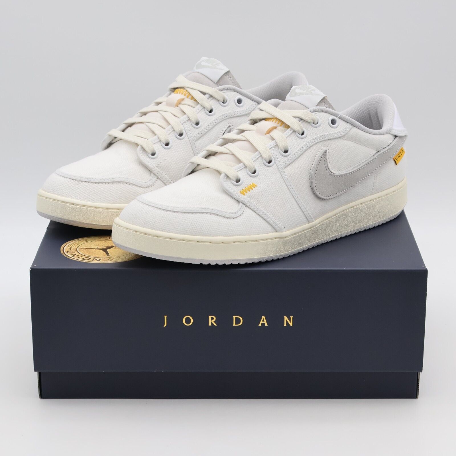 DO8912-101 Union Nike Air Jordan AJKO 1 Low SP White Canvas DO8912-101 Union Nike Air Jordan AJKO 1 Low SP White Canvas
