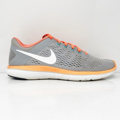 Nike Womens Flex 2016 Run 830751-003 Серые кроссовки для бега, размер 7