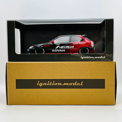 ignition 1/18 Honda CIVIC (EK9) Type R Black/Red IG2679 | eBay