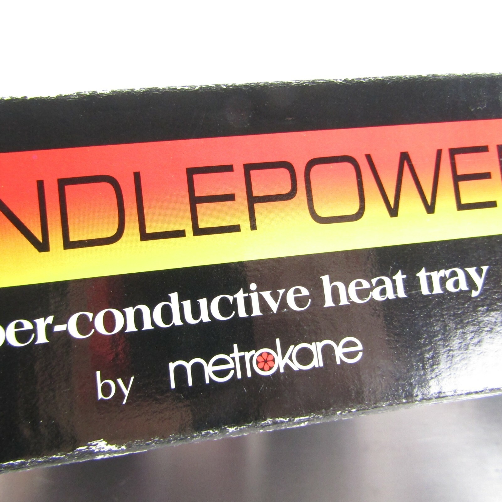 Metrokane Candlepower Super conductive Heat Tray Warmer Food buffet