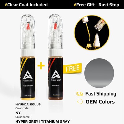 Car Touch Up Paint For HYUNDAI EQUUS Code: NY HYPER GREY | TITANIUM GRAY