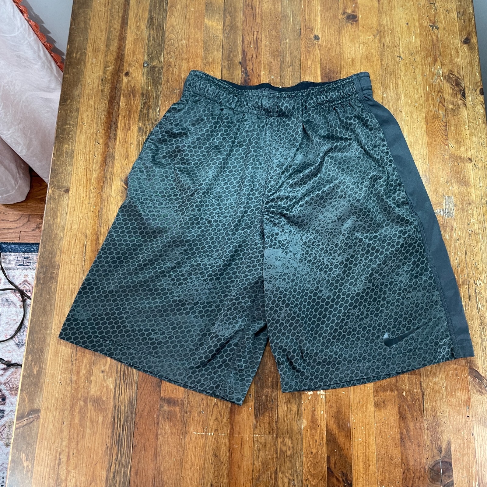 snake print nike shorts