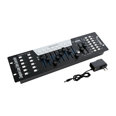 192 Channels DMX Lighting Controller Party DJ Light Console Stage Laser Operator