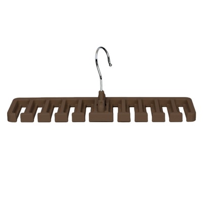 1/2 Pcs Tie Rack Hanger Belt Holder Hook Closet Organizer Storage Rotating Black