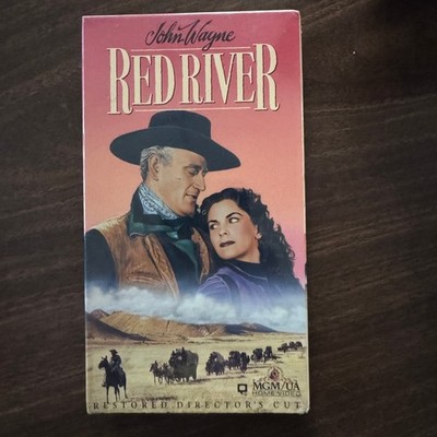 John Wayne Red River Restored Director Cut VHS Good Condition Classic Western