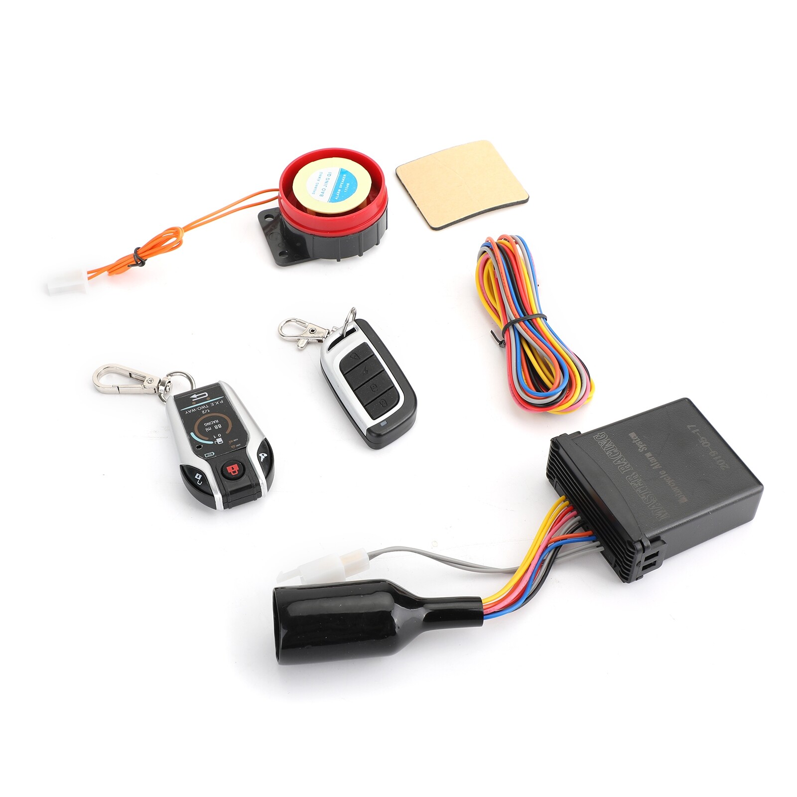 Two Way Motorcycle Alarm Motorbike DC 12V Anti-theft Security System Universal
