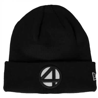 【BADBLOOD】 Dark Classic Logo Beanie - Black LeftEye Blegh Beanie for Metalheads for Fans of Deathcore