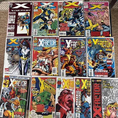 X-Factor Comic Lot Of 13 Comics 1994-1996 Marvel